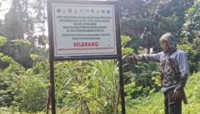 Kebun Dipatok Balai TNKT, Warga Pasokan Tojo Una-Una Resah