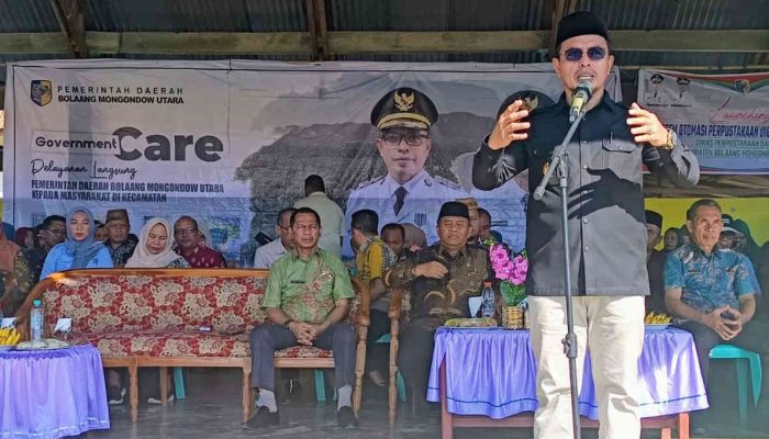 Pemkab Bolmut Hadirkan Government Care di Pinogaluman, Bukti Pemerintahan yang Melayani Rakyat