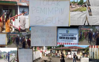 Warga Desa Huntuk Bolmut