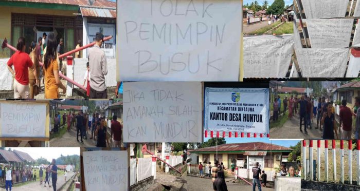 Warga Desa Huntuk Bolmut