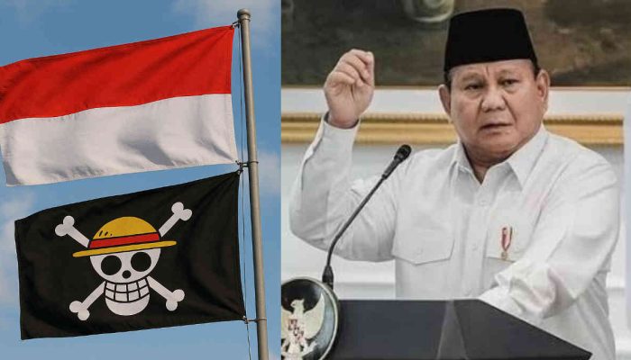 Bendera One Piece dan Merah Putih: Prabowo, Luffy dan Nasionalisme yang Luka