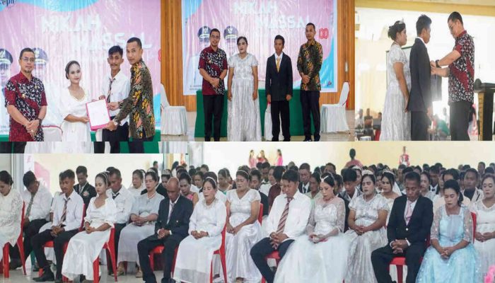 Pemkab Bolmut Nikahkan 49 Pasangan Secara Serentak