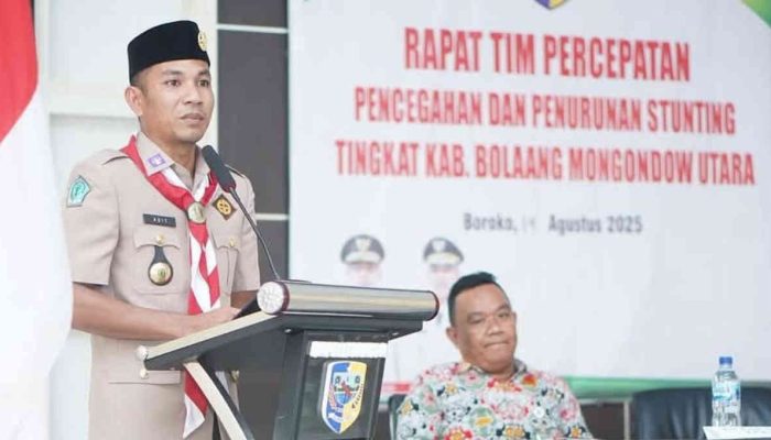 Wabup Aditya Pontoh Pimpin Aksi Konvergensi Percepatan Penurunan Stunting di Bolmut
