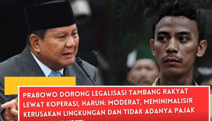Legalisasi Tambang Rakyat Lewat Koperasi Dinilai Langkah Solutif