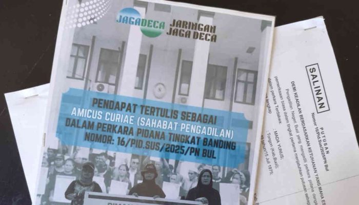 Dinilai Kriminalisasi, JAGA DECA Minta Hakim Diminta Tinjau Vonis Mada Yunus
