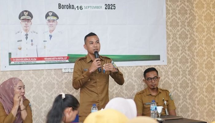 Evaluasi TP3S, Wabup Aditya Pontoh Minta Penurunan Stunting Lebih Tepat Sasaran