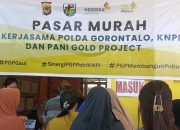 Masyarakat Lingkar Tambang Antusias Mengikuti Pasar Murah Pani Gold Project