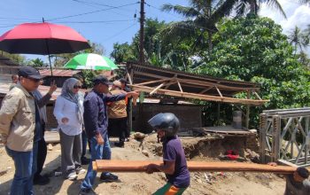 Reses Deprov, Aleg Dapil Kabgor B Pantau Kondisi Infrastruktur di Wilayah Terdampak Banjir