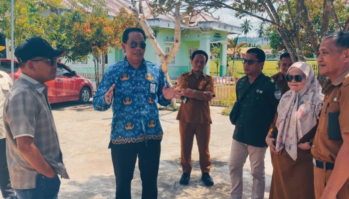 Reses di Mootilango, Syarifudin Bano Tinjau Lokasi Pembangunan Dua Ruas Jalan Strategis