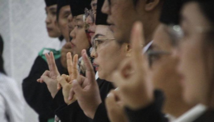 Wabup Sangihe Rolling Kapus, Berikut Nama-Nama yang Dilantik