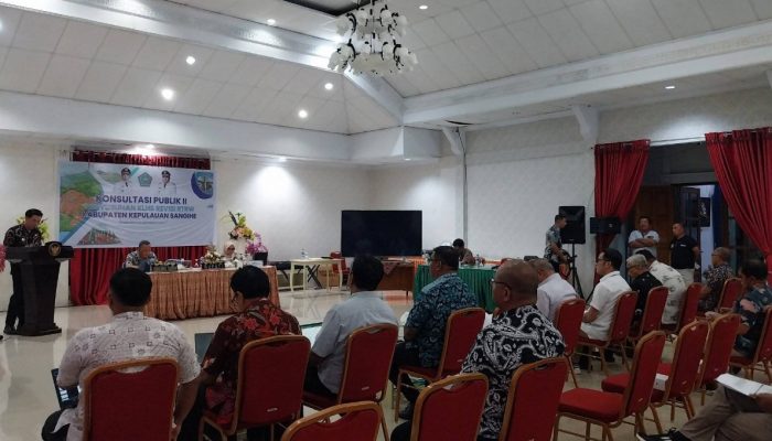 Penyusunan KLHS untuk Revisi RTRW, Pemkab Sangihe Gelar Konsultasi Publik