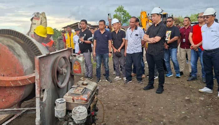 Bupati Sangihe Resmikan Groudbreaking Pembangunan Jalan Puncak Panenteng