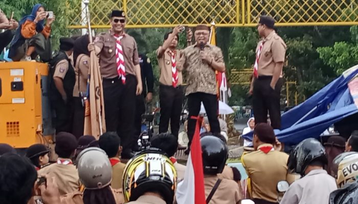 Pramuka Kabupaten Gorontalo Semarakkan Road Show Menuju Peran Saka Nasional