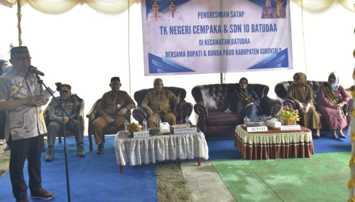Bupati Gorontalo Resmikan Sekolah SATAP, Perkuat Akses Pendidikan Dasar