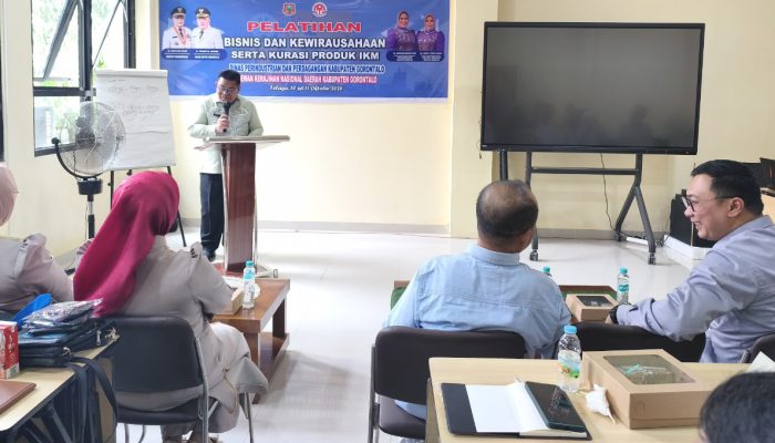Pemkab Gorontalo Genjot Daya Saing IKM Lewat Pelatihan Digital