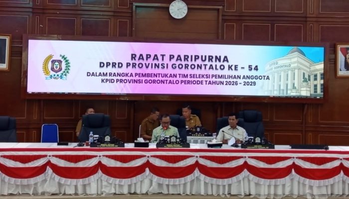 DPRD Gorontalo Sahkan Tim Seleksi KPID Periode 2026–2029