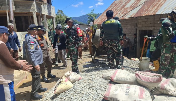 Bupati Gorontalo Tinjau Pekerjaan Jalan TMMD di Desa Tonala