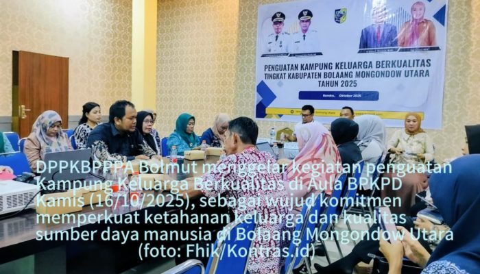 DPPKBPPPA Bolmut Perkuat Sinergi Lintas OPD, Wujudkan Kampung Keluarga Berkualitas