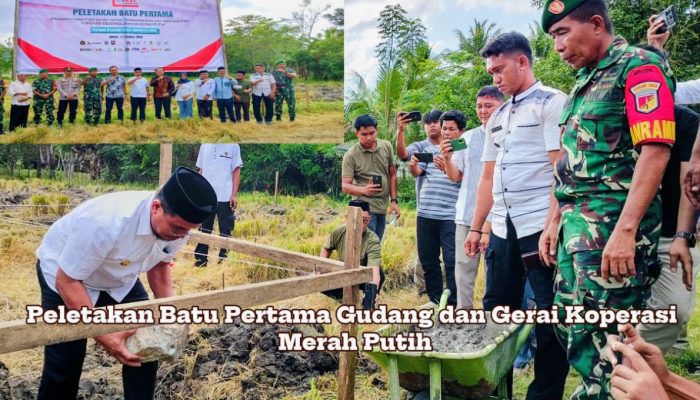 Pembangunan 800 Gudang dan Gerai KMP Resmi Dimulai, Bupati Bolmut Hadir Lewat Vidcon