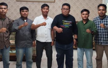 Silaturahmi dengan Sekda Kabupaten Gorontalo, IPMBRG Sampaikan Jembatan Polohungo yang Rusak