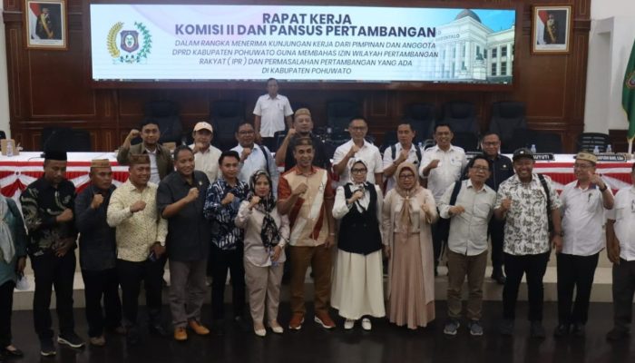 Pansus Pertambangan DPRD Provinsi Gelar Rapat Bersama DPRD Pohuwato Bahas Izin dan Dampak Tambang