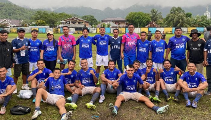 PERSKAB Beha Ukir Sejarah, Satu-Satunya Wakil Tabut di 8 Besar Dandim Cup 2025