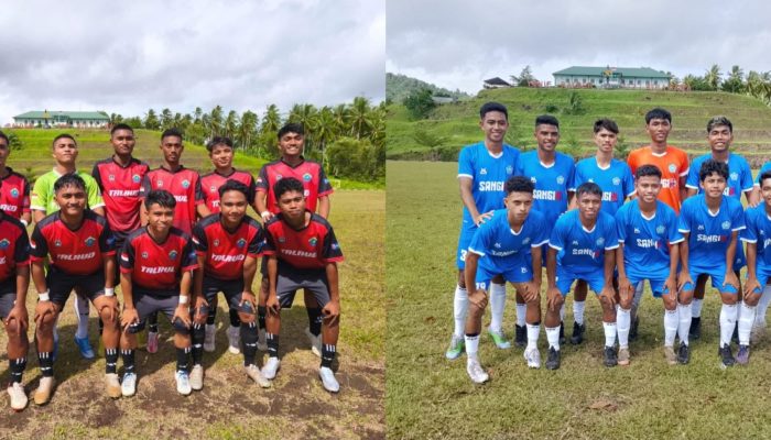 Drama Empat Gol, Laga Sangihe VS Talaud Berakhir Imbang 2-2 di Porprov XII Sulut