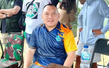 Ketua DPRD Sangihe Hadir Langsung Tonton Laga Sangihe vs Talaud