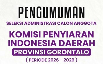 Pengumuman Seleksi KPID Gorontalo: Non-Incumbent Ikut CAT, Petahana Langsung Fit and Proper di DPRD Provinsi
