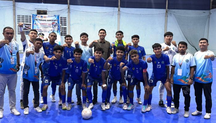 Bantai Minahasa 5-1, Tim Futsal Sangihe Lolos ke Semifinal
