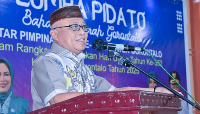 Pidato Bahasa Gorontalo Warnai Perayaan HUT Kabupaten Gorontalo Ke-352