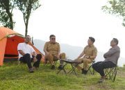 Bupati dan Wabup Sangihe Tinjau Jalan Puncak Panenteng