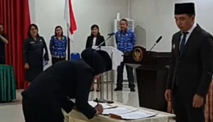 Bupati Sangihe Lantik Pejabat, Tegaskan Penguatan Pelayanan Publik dan Profesionalisme Birokrasi