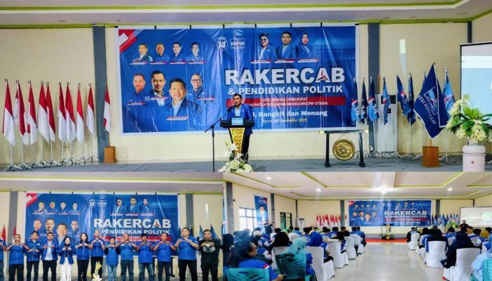 Demokrat Bolmut Konsolidasi Kekuatan, Fikri Gam Tekankan Disiplin dan Pelayanan Rakyat