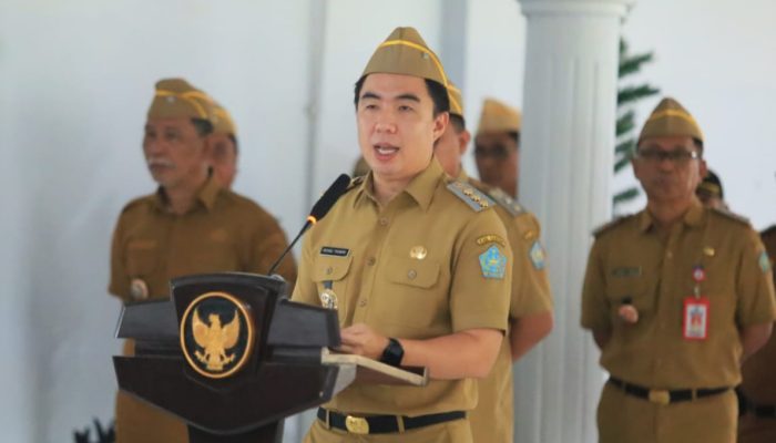 Pimpin Apel Perdana Awal Tahun 2026, Bupati Sangihe Ingatkan Sejumlah Hal Penting