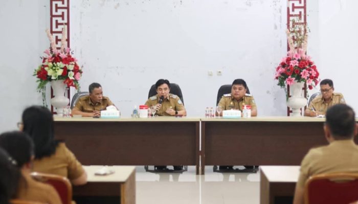 Persiapan Upacara Adat Tulude 2026, Bupati Sangihe Rapat Bersama Panitia