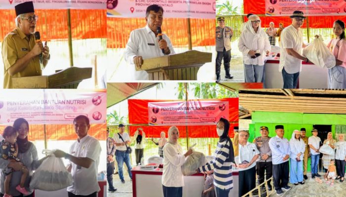 Tekan Angka Stunting, Pemkab Bolmut Salurkan Bantuan Nutrisi Bagi Keluarga Berisiko