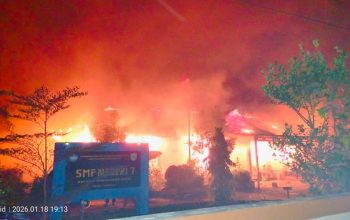 Breaking News: SMP Negeri 7 Bolmut Dilalap Si Jago Merah