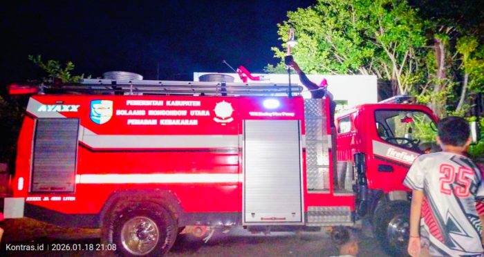 Kebakaran SMPN 7 Bolmut