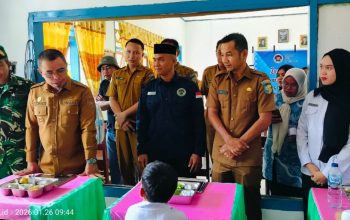Bupati Boltara Launching Program Makan Bergizi Gratis di Tombolango
