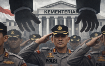 Polri di bawah kementerian