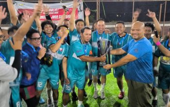 Jurnalis Kota Gorontalo Sabet Juara 1 Liga Futsal HPN ke-80