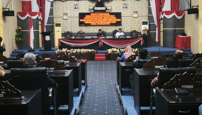 DPRD Kabupaten Gorontalo Sahkan Hasil Reses, Aspirasi Rakyat Akan Masuk Pokir DPRD