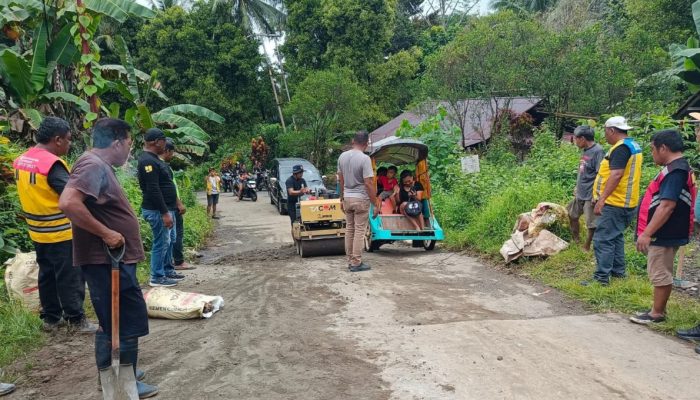 Bupati Sangihe Perjuangkan Perbaikan Jalan Nasional Tahuna-Tamako