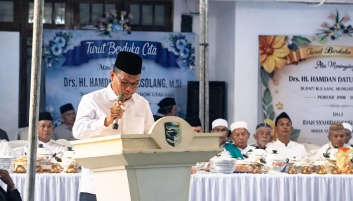 Hadiri Doa Hari Ketujuh Almarhum Hamdan Datunsolang, Thariq: Kekuasaan Milik Allah