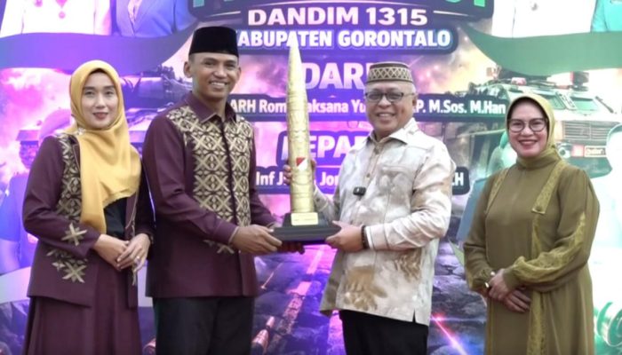 Pisah Sambut Dandim 1315, Pemkab Gorontalo Penuh Haru