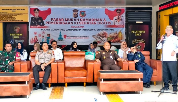 Pemda dan Polres Gorontalo Hadirkan Pasar Murah Ramadhan