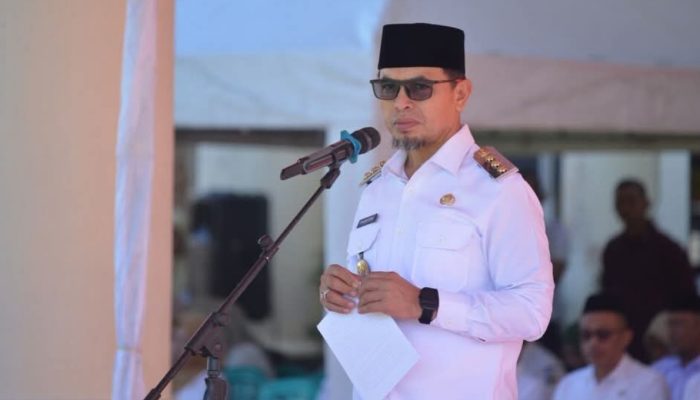 Apel Perdana Pemda Boltara, Bupati Tegaskan Disiplin dan Kinerja ASN