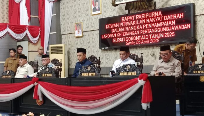 DPRD Kabupaten Gorontalo Terima LKPJ 2025, Siapkan Evaluasi Kinerja Pemerintah Daerah