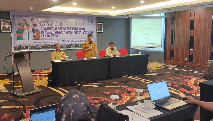Rancang Kebutuhan Tenaga Kesehatan, Dinkes P2KB Gorontalo Gelar Pertemuan SDMK 2026